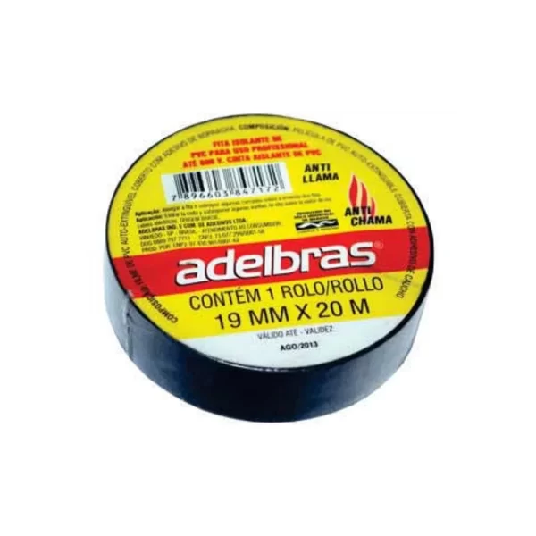 Fita Isolante Antichama (19mmX20mts) - Adelbras - Image 2