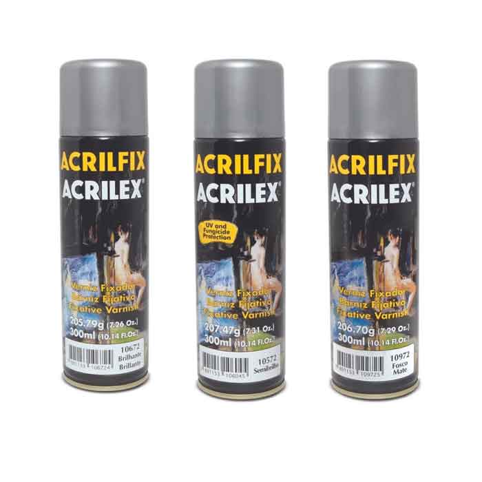 Acrilfix Verniz em Spray 300ml - Acrilex