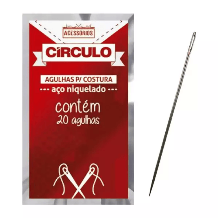 Agulha Para Costura c/20 unidades - Círculo