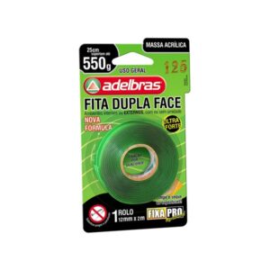 Fita Dupla Face FIXA PRO 941 (12mmX2mt) - Adelbras