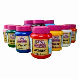 Tinta PVA Fosca para Artesanato 250ml - Acrilex