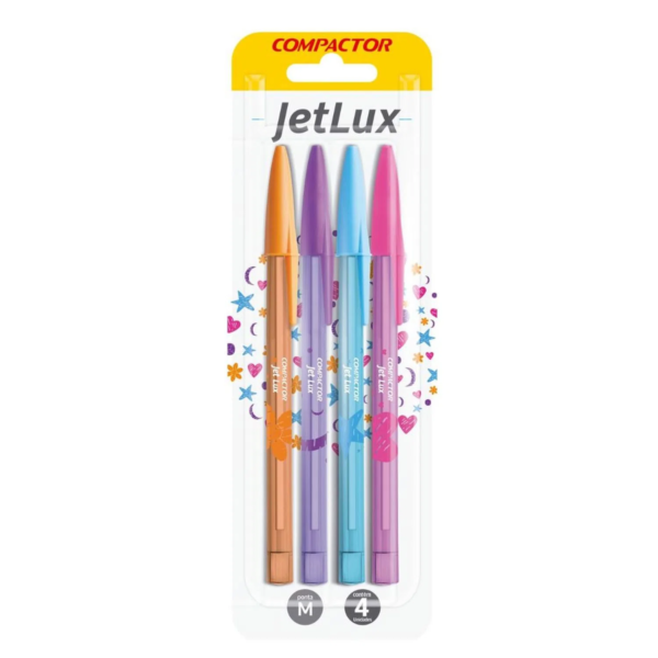Caneta Jet Lux 4 Cores - Compactor - Image 2