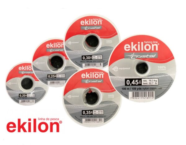 Linha de Pesca Cristal (100 Metros) - Ekilon