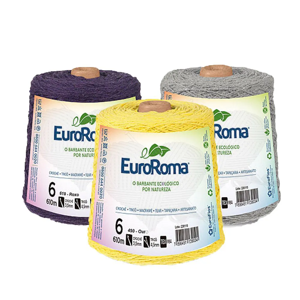 Barbante Colorido nº6 - EuroRoma