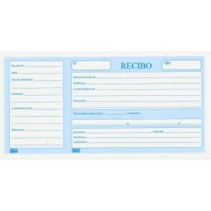 Recibo Comercial com Canhoto (Bloco com 100Fls) - Tilibra